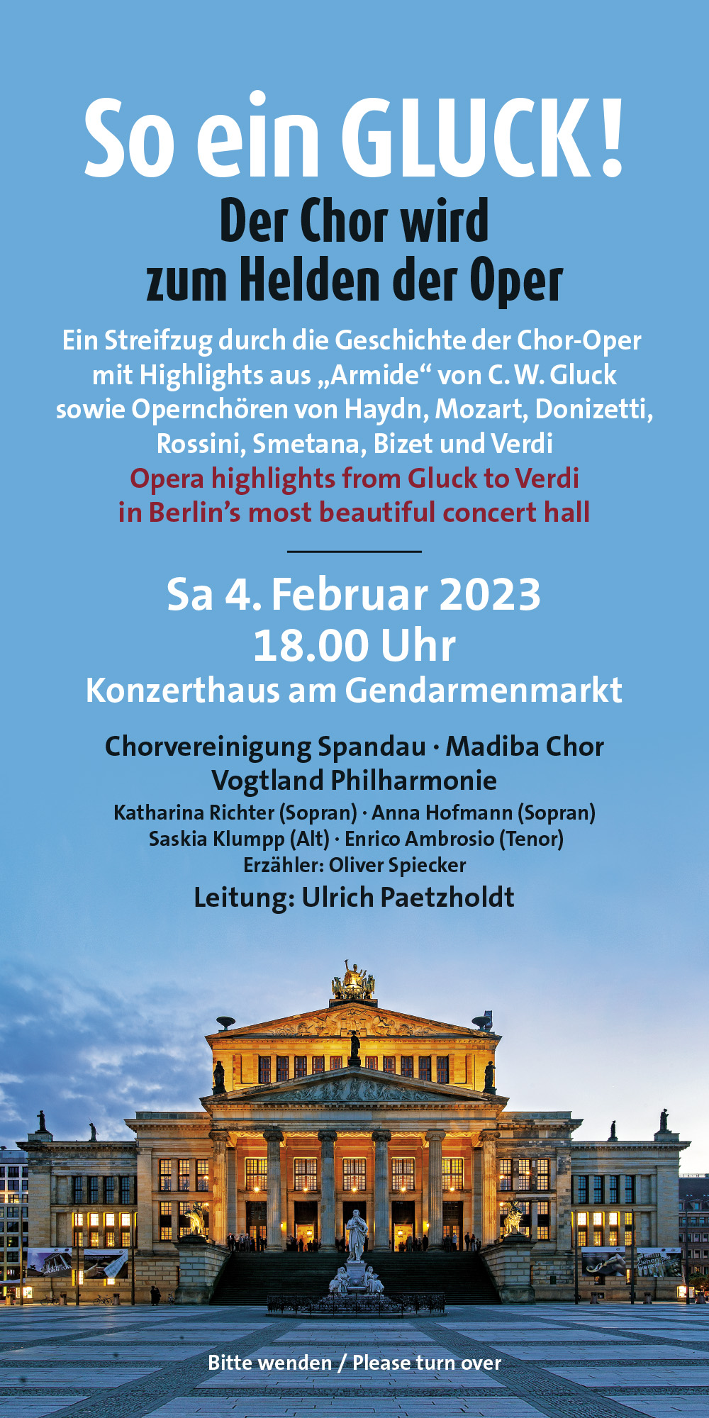 Chor Berlin Spandau Konzerthaus Berlin